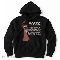 Faith Moses Bible Verse Funny Christian Prayer Hoodie thumb 0