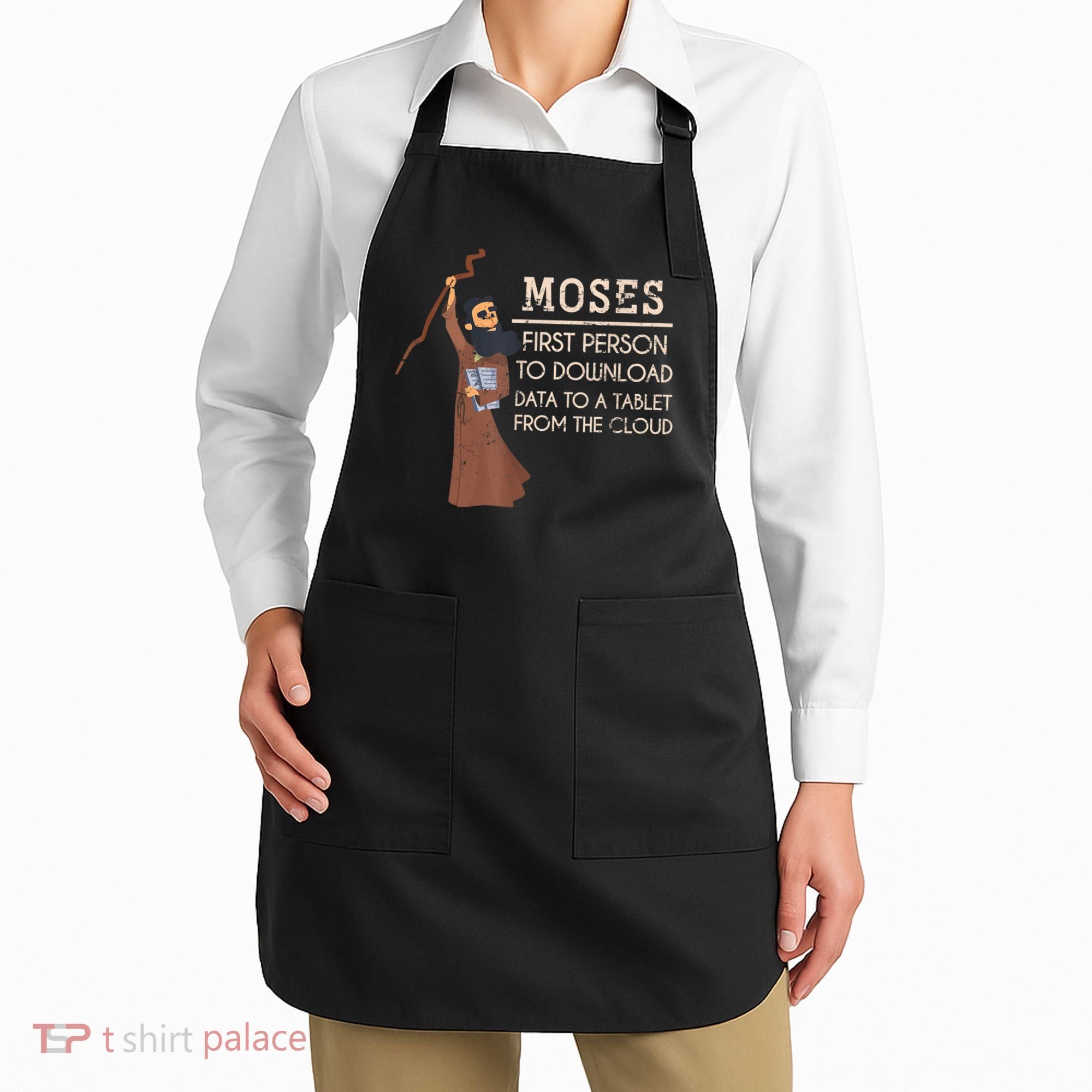 Faith Moses Bible Verse Funny Christian Prayer Apron