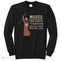 Faith Moses Bible Verse Funny Christian Prayer Sweatshirt thumb 0