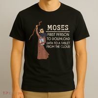 Faith Moses Bible Verse Funny Christian Prayer T-Shirt thumb 3