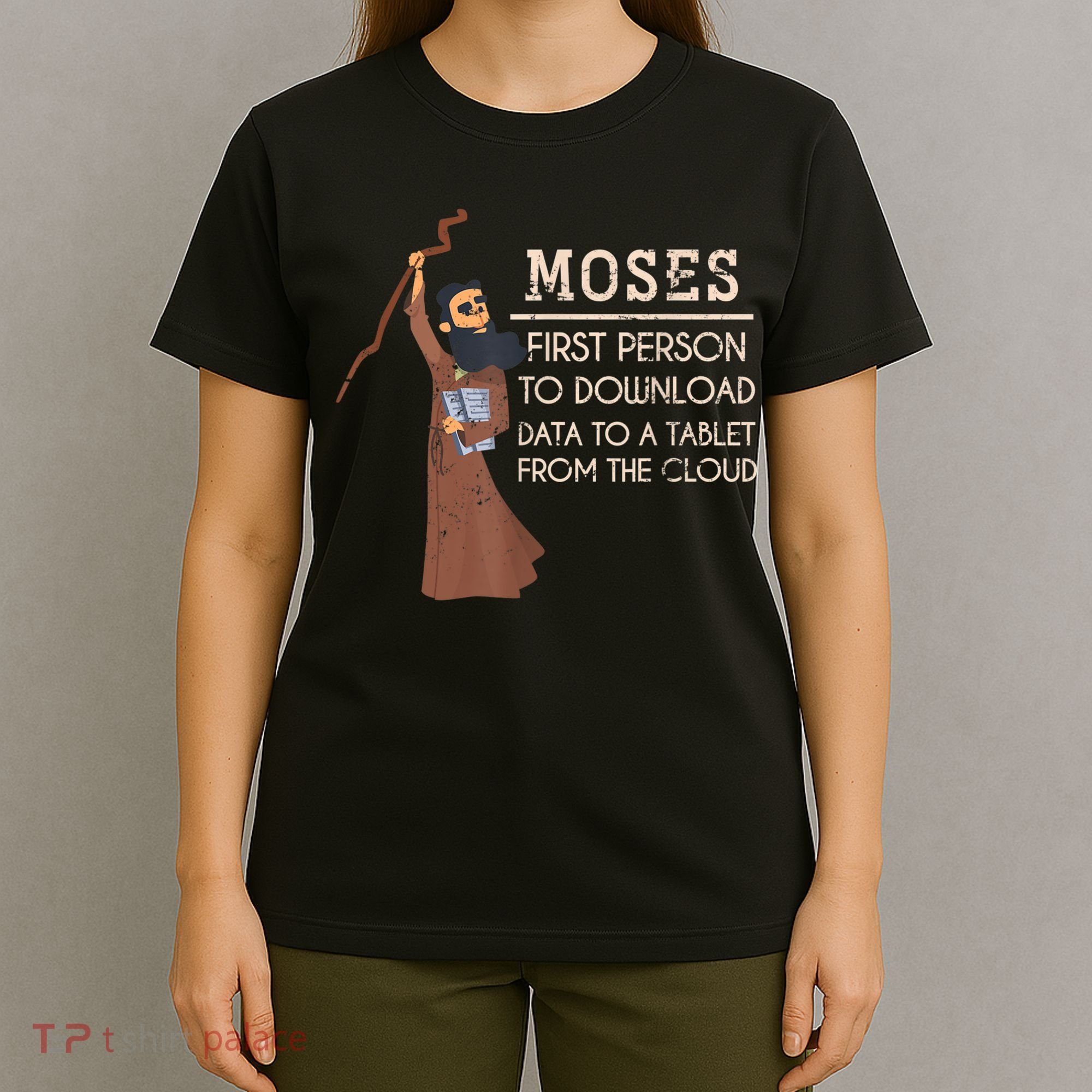 Faith Moses Bible Verse Funny Christian Prayer T-Shirt