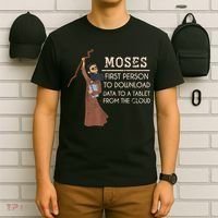 Faith Moses Bible Verse Funny Christian Prayer T-Shirt thumb 6