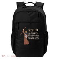 Faith Moses Bible Verse Funny Christian Prayer Backpack thumb 0