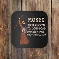 Faith Moses Bible Verse Funny Christian Prayer Coaster thumb 0