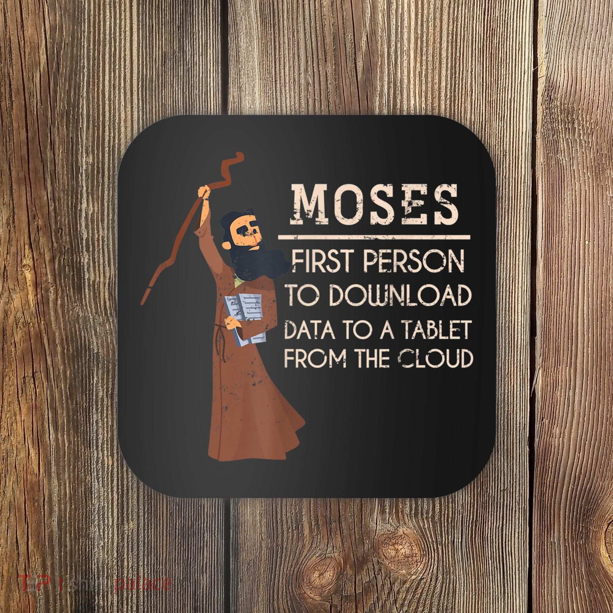 Faith Moses Bible Verse Funny Christian Prayer Coaster