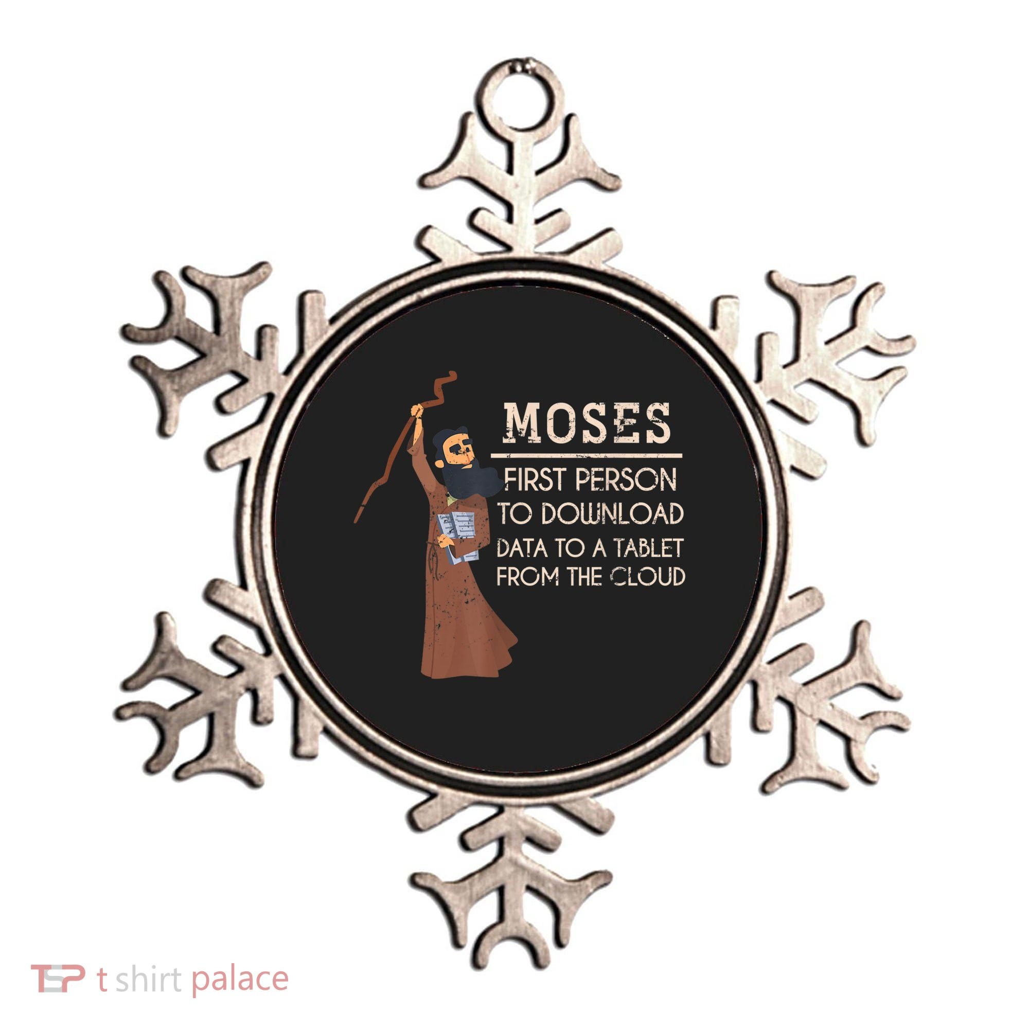 Faith Moses Bible Verse Funny Christian Prayer Ornament