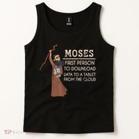 Faith Moses Bible Verse Funny Christian Prayer Tank Top thumb 2