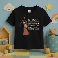 Faith Moses Bible Verse Funny Christian Prayer Toddler T-Shirt thumb 3