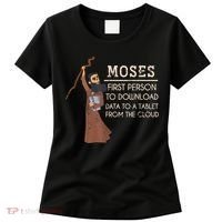 Faith Moses Bible Verse Funny Christian Prayer Women's T-Shirt thumb 0