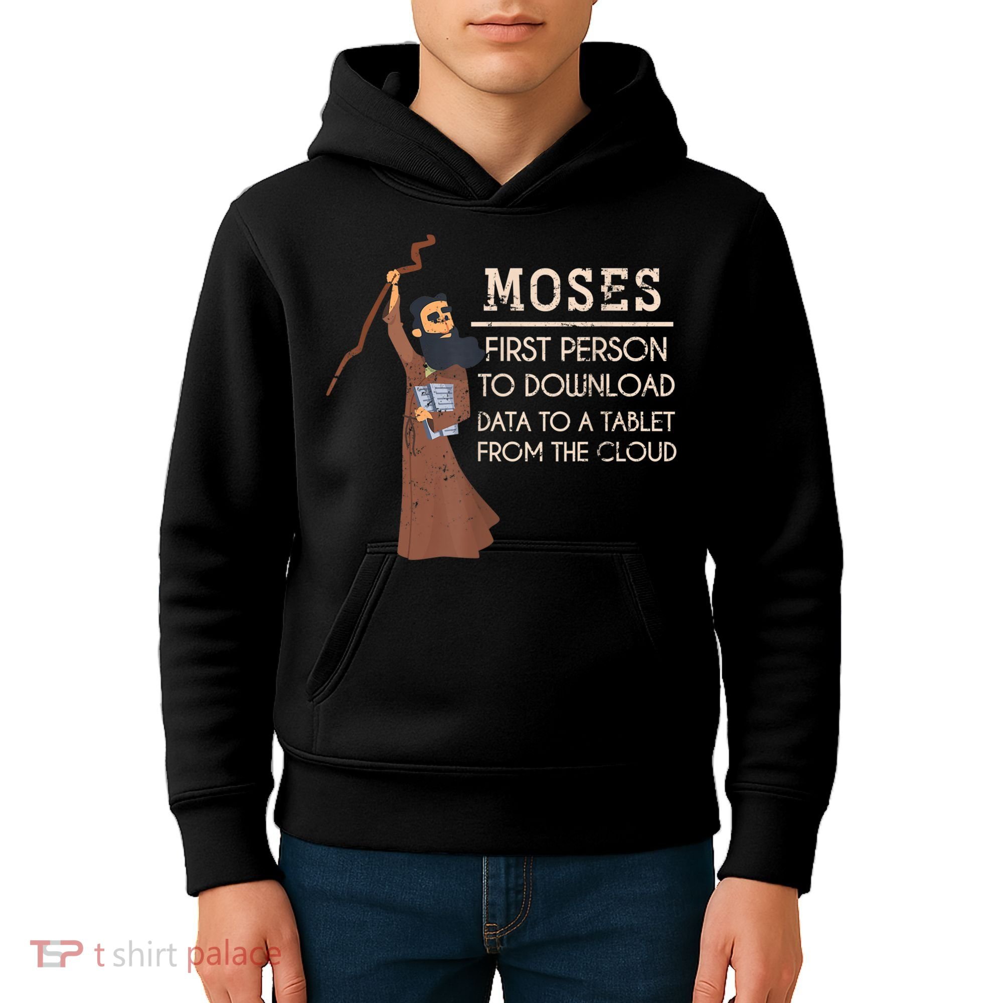 Faith Moses Bible Verse Funny Christian Prayer Kids Hoodie