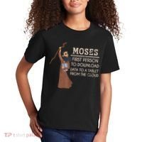 Faith Moses Bible Verse Funny Christian Prayer Kids T-Shirt thumb 2
