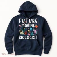 Future Marine Biologist Cute Costume Child Adult Hoodie thumb 0