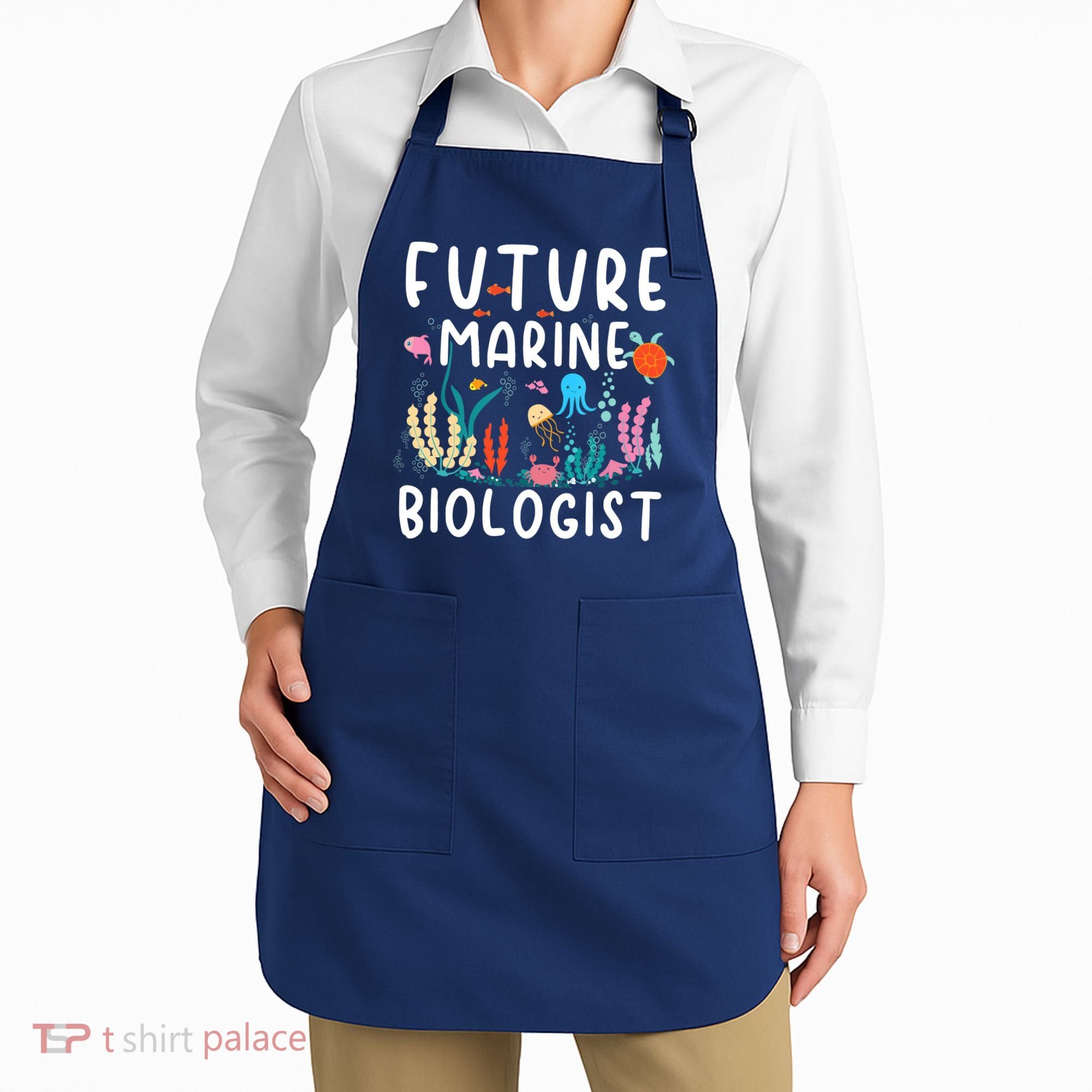 Future Marine Biologist Cute Costume Child Adult Apron