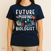 Future Marine Biologist Cute Costume Child Adult T-Shirt thumb 4