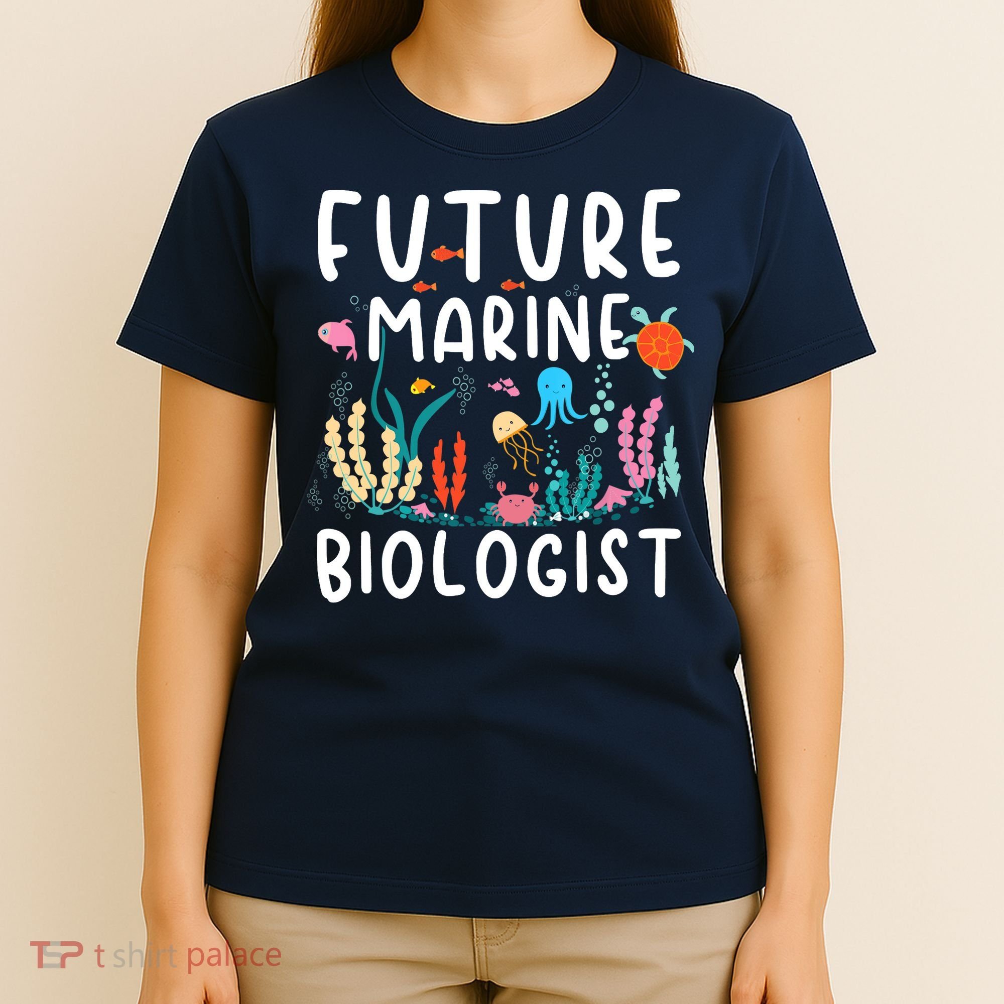 Future Marine Biologist Cute Costume Child Adult T-Shirt