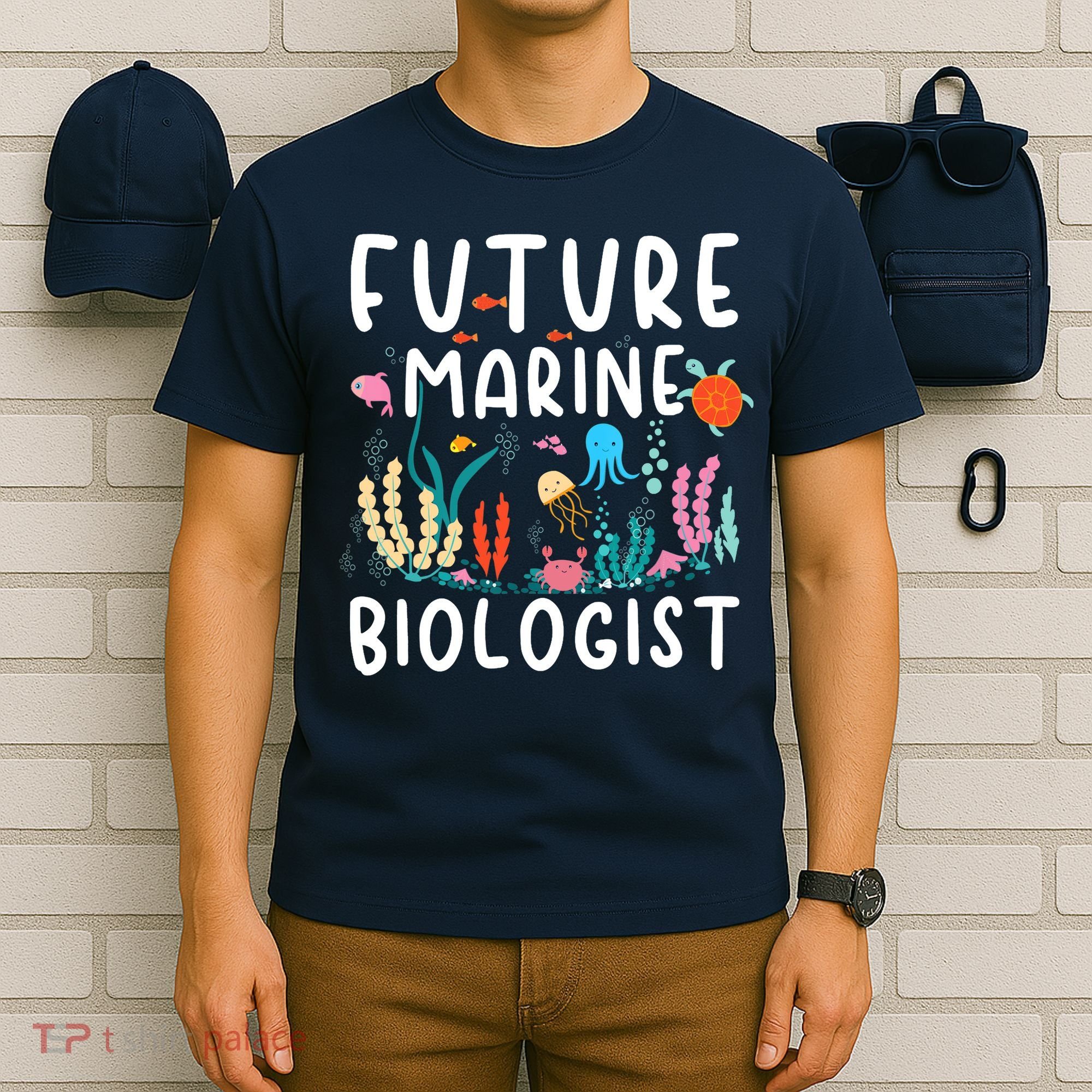 Future Marine Biologist Cute Costume Child Adult T-Shirt