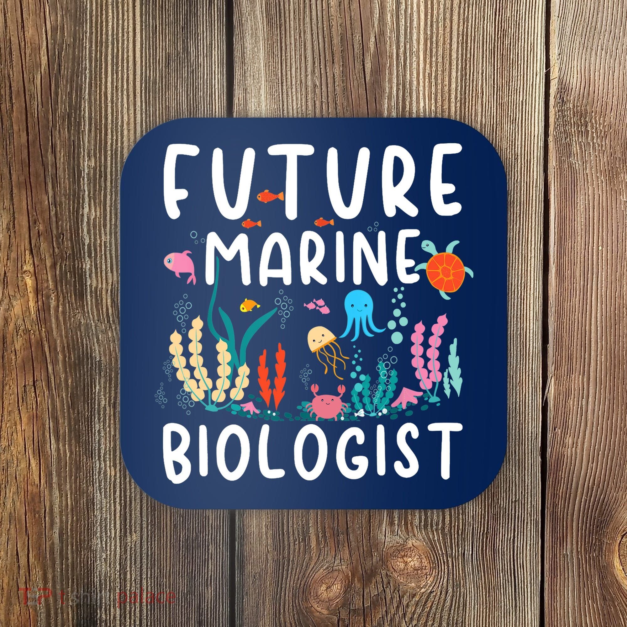 Future Marine Biologist Cute Costume Child Adult Coaster