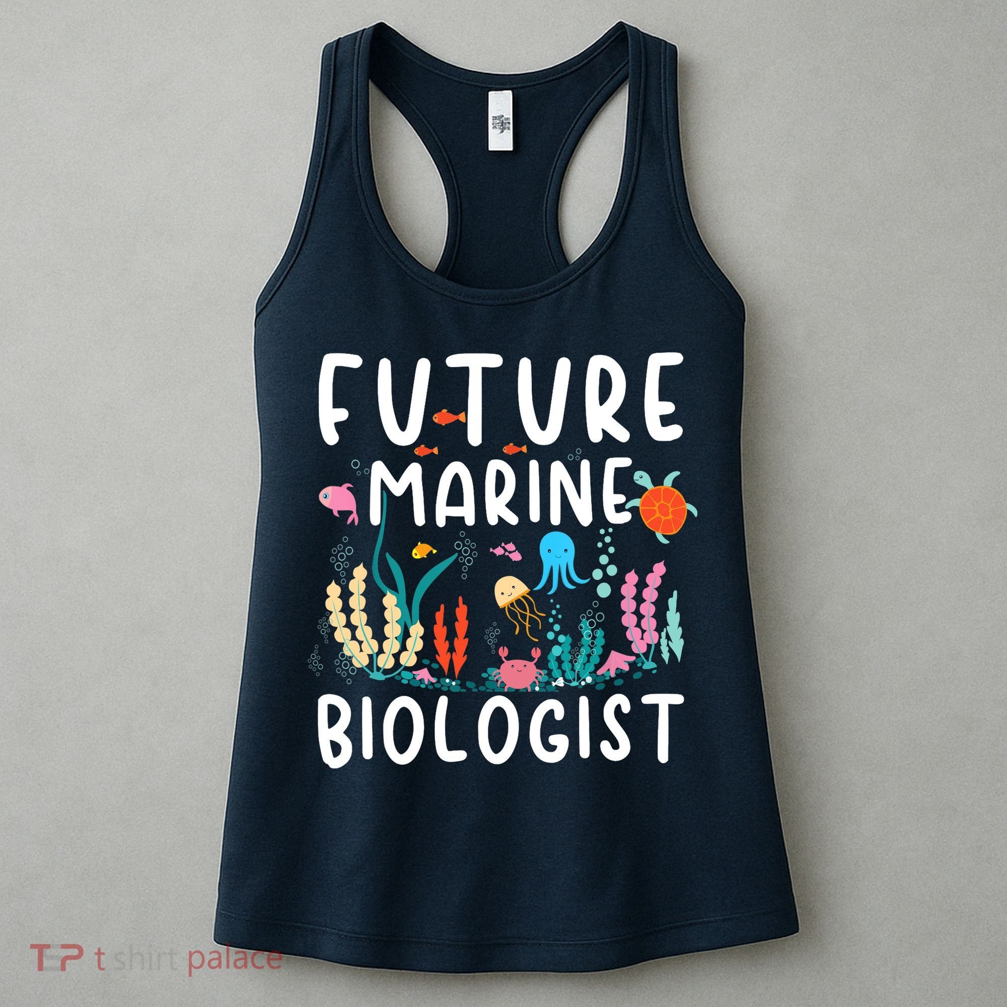 Future Marine Biologist Cute Costume Child Adult Women's Tank Top