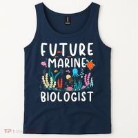 Future Marine Biologist Cute Costume Child Adult Tank Top thumb 2