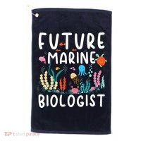 Future Marine Biologist Cute Costume Child Adult Golf Towel thumb 0