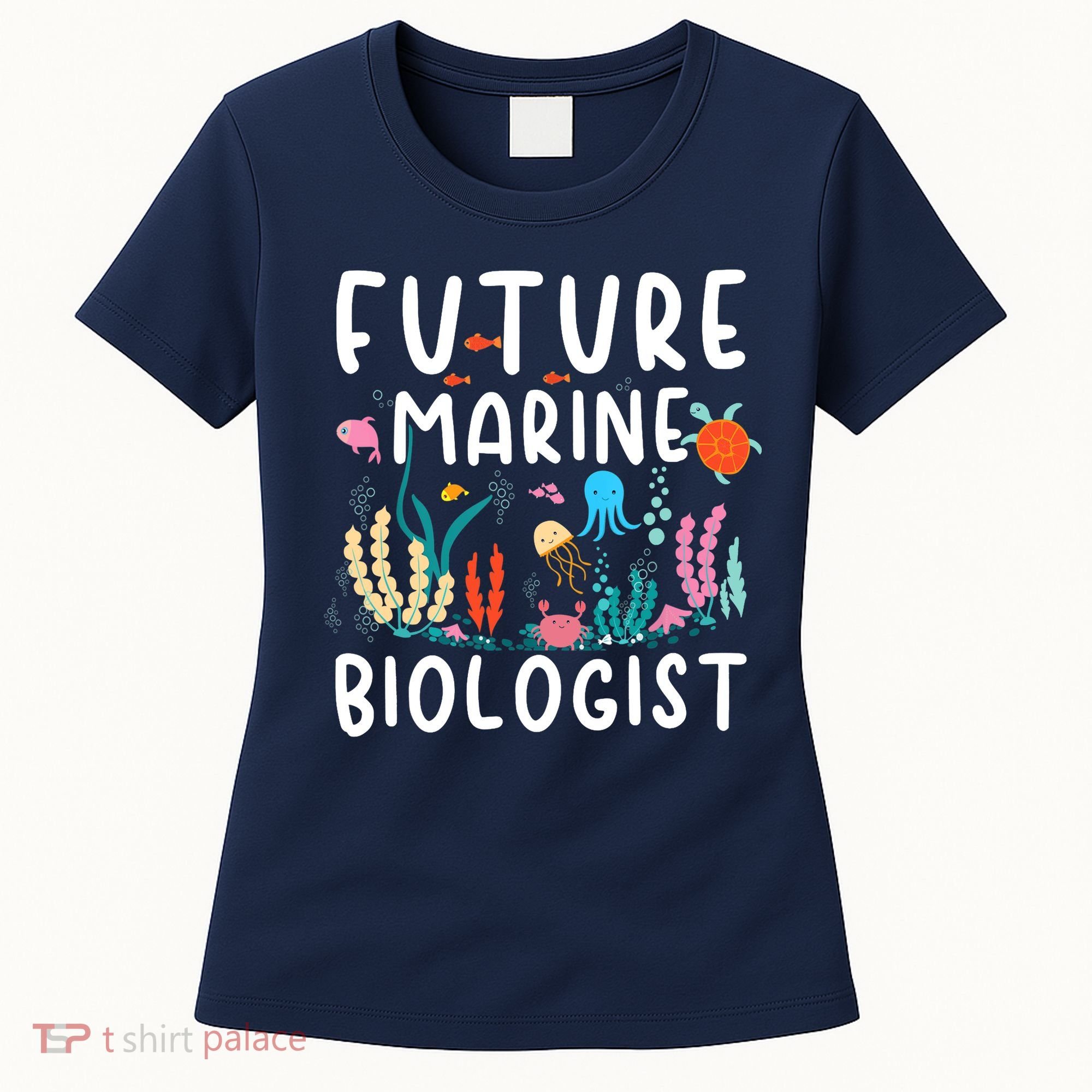 Future Marine Biologist Cute Costume Child Adult Women's T-Shirt