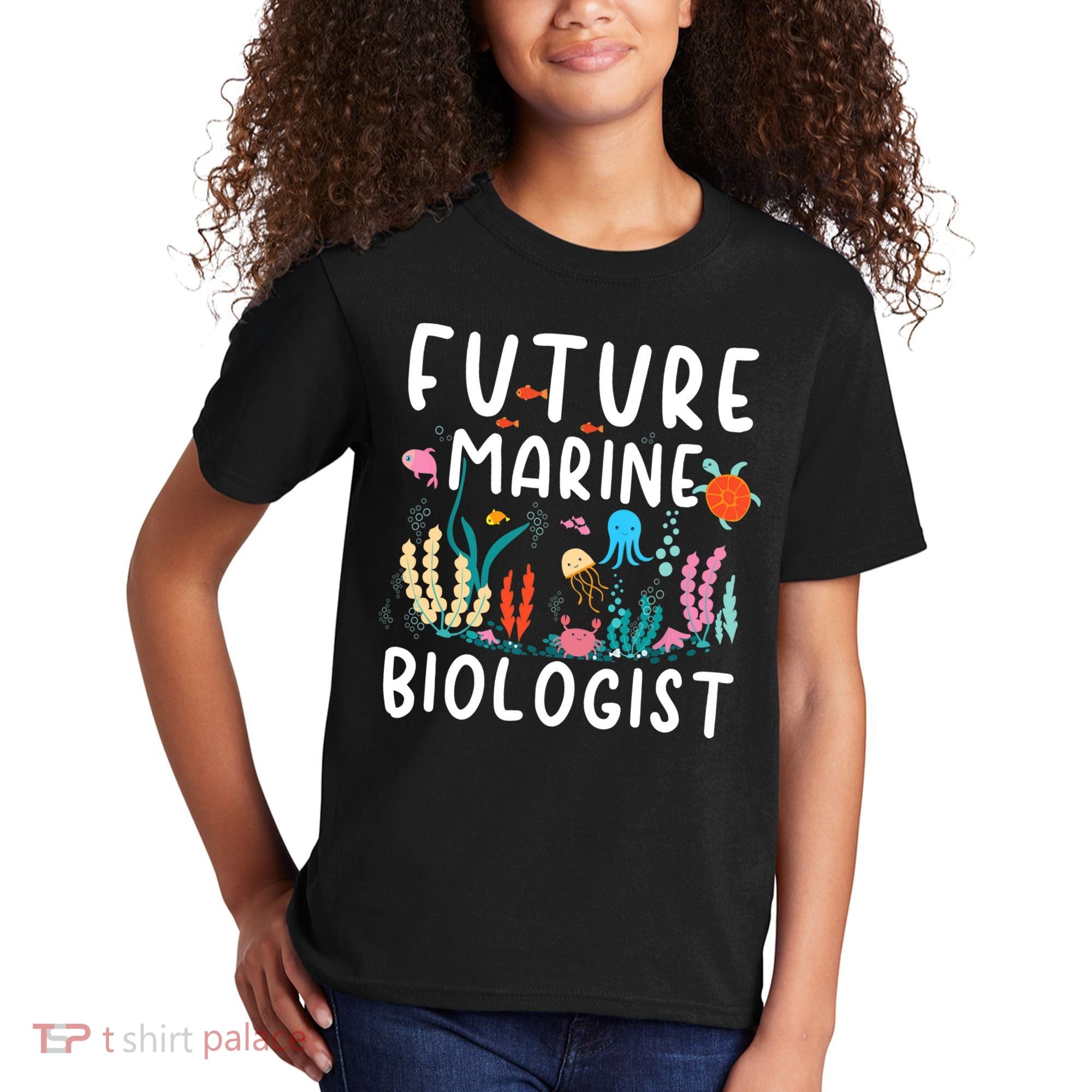 Future Marine Biologist Cute Costume Child Adult Kids T-Shirt