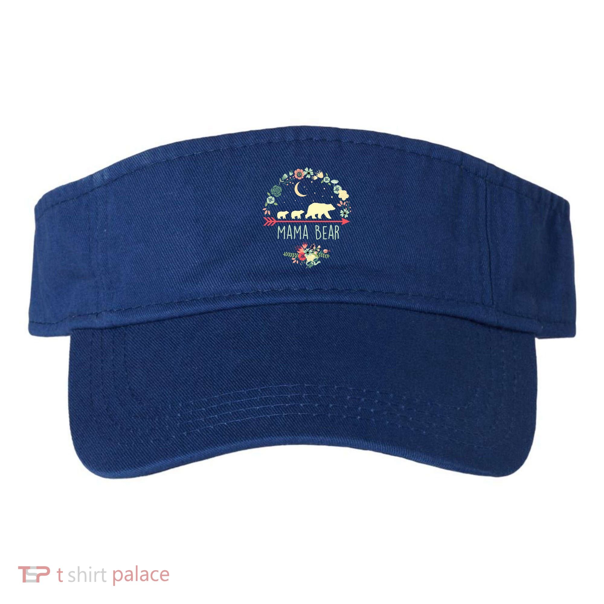 Floral Mama Bear With 2 Cubs Gift Visor