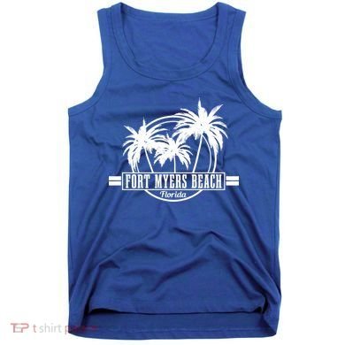 Fort Myers Beach Vintage Florida Surfer Gift Tank Top