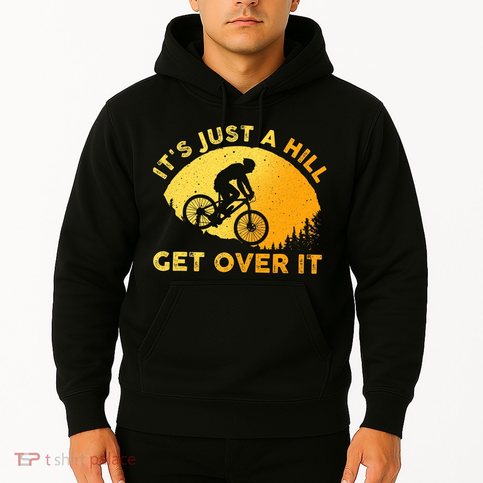 Funny Mountain Biking Trail Mountain Bike Hoodie