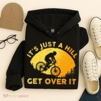 Funny Mountain Biking Trail Mountain Bike Hoodie thumb 4
