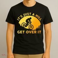 Funny Mountain Biking Trail Mountain Bike T-Shirt thumb 3