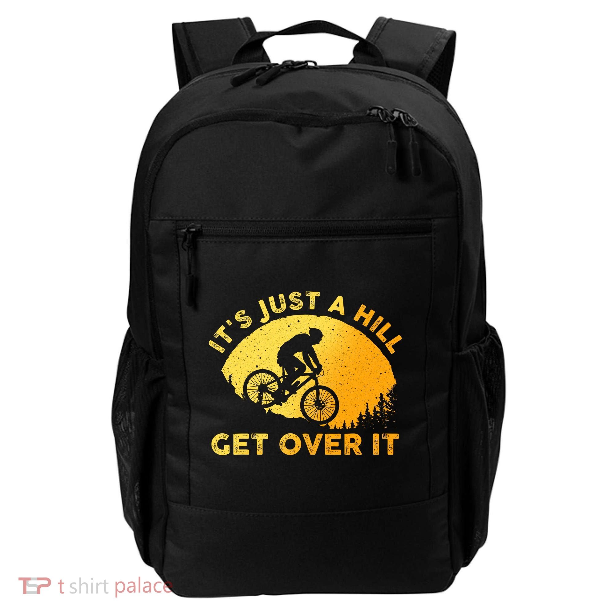 Funny Mountain Biking Trail Mountain Bike Backpack