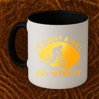 Funny Mountain Biking Trail Mountain Bike Coffee Mug thumb 2