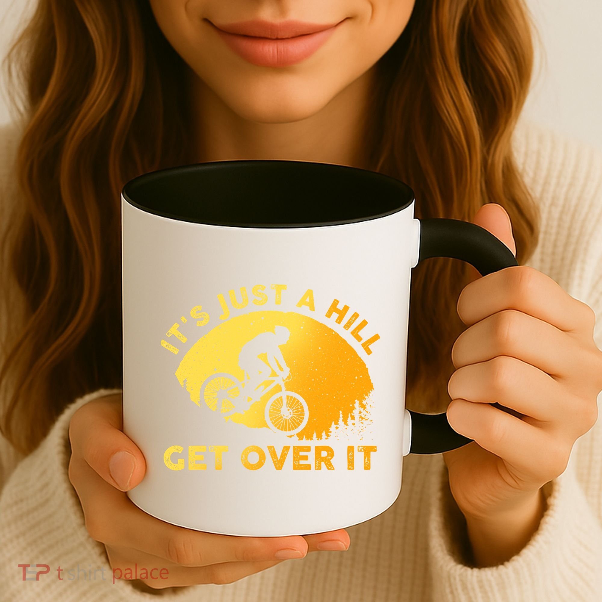 Funny Mountain Biking Trail Mountain Bike Coffee Mug