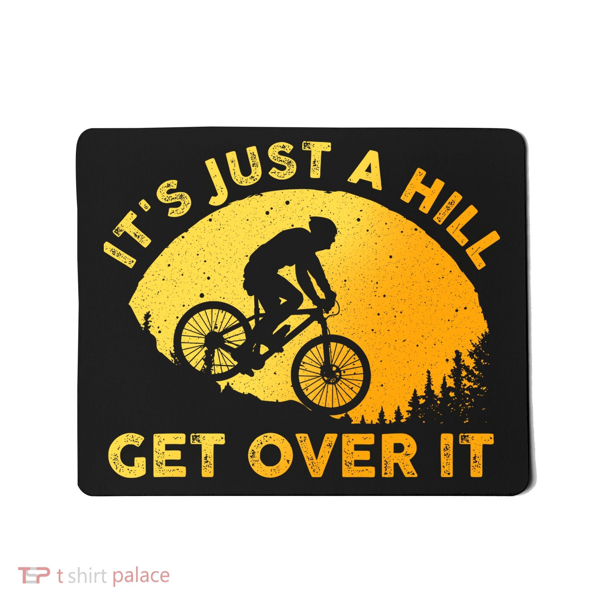 Funny Mountain Biking Trail Mountain Bike Mousepad