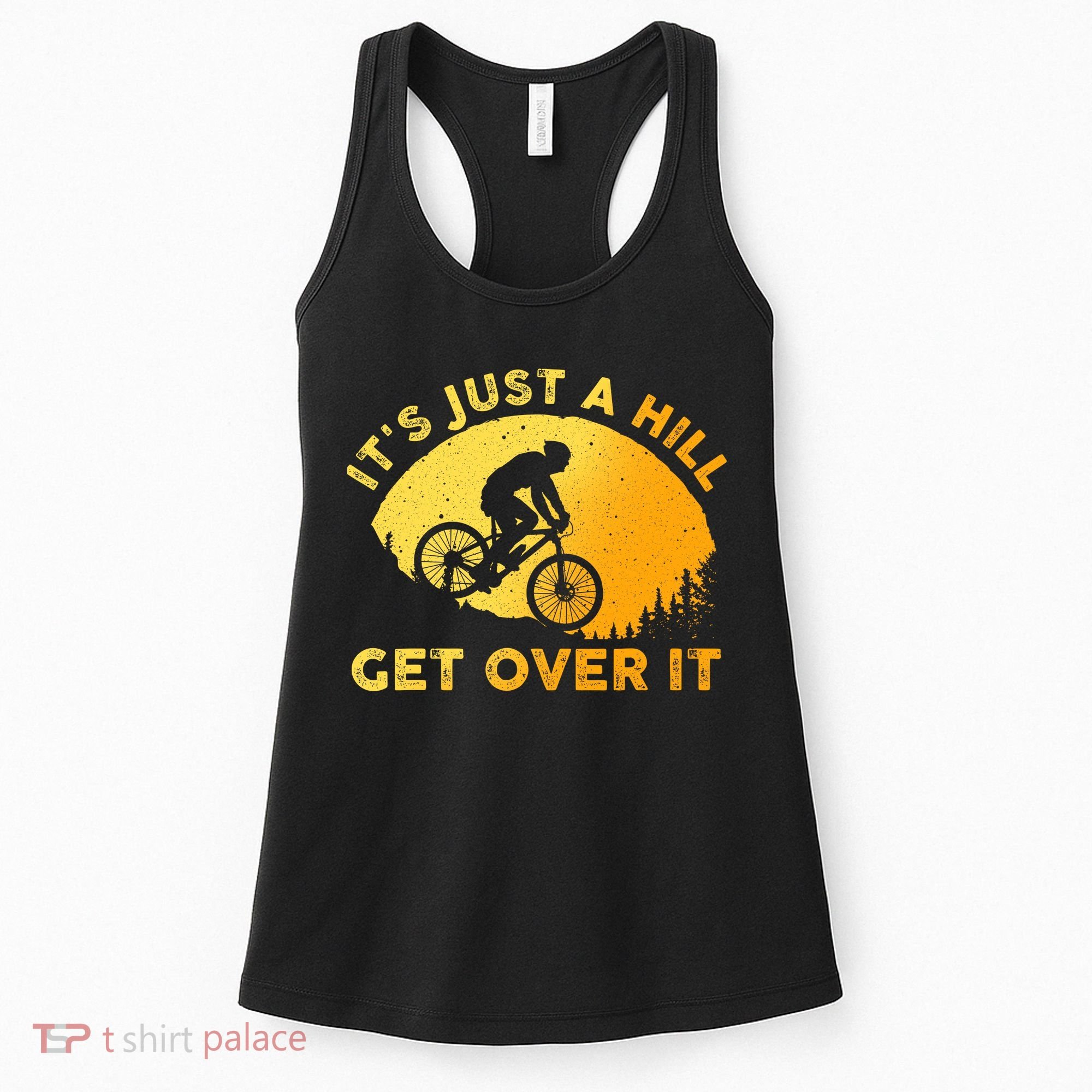 Funny Mountain Biking Trail Mountain Bike Women's Tank Top