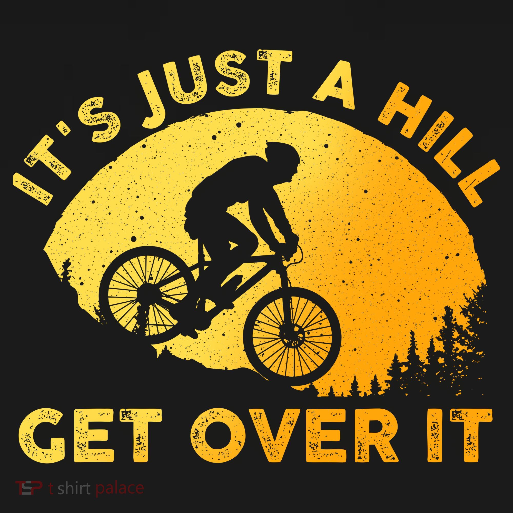 Funny Mountain Biking Trail Mountain Bike Women's Tank Top