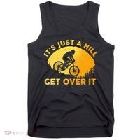Funny Mountain Biking Trail Mountain Bike Tank Top thumb 0