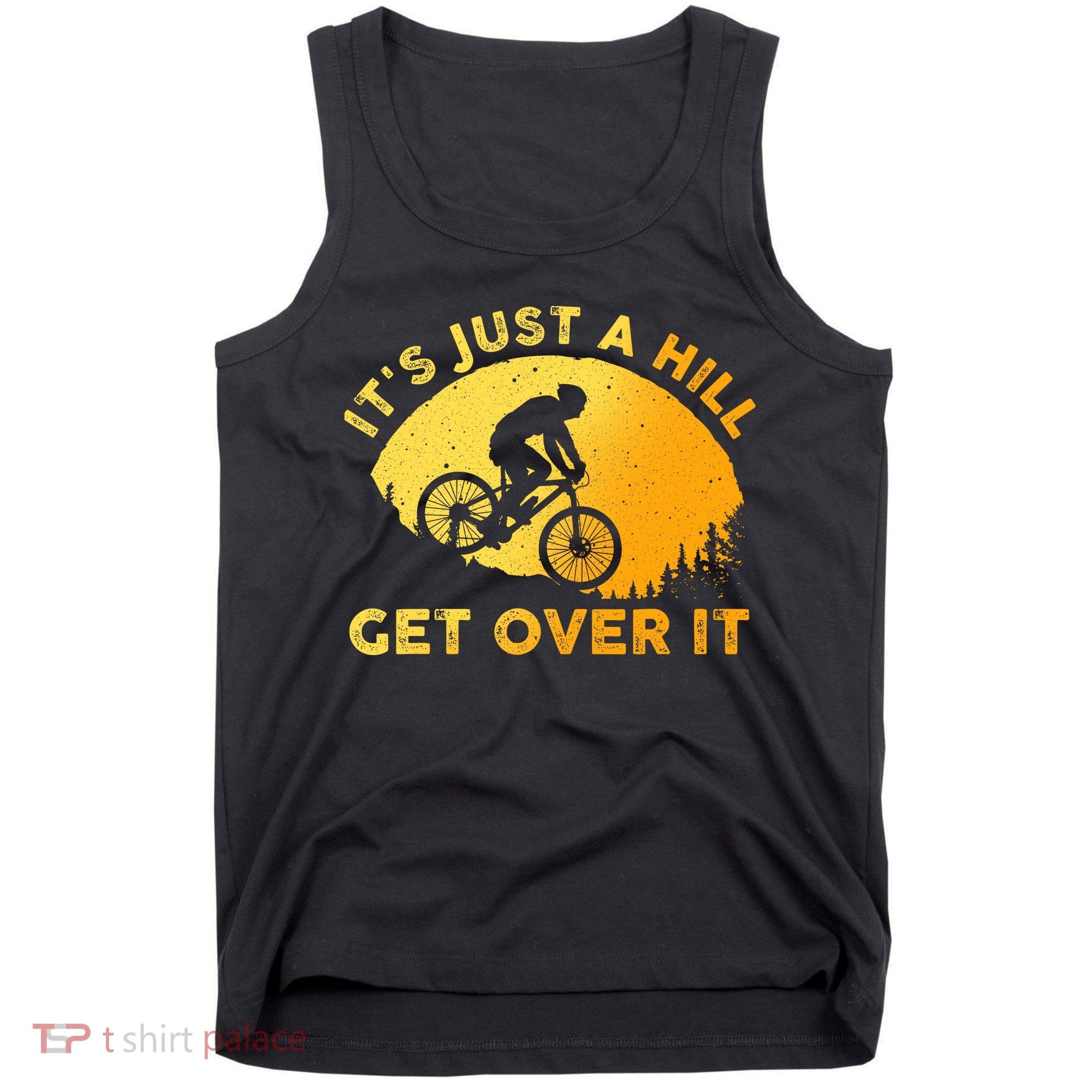 Funny Mountain Biking Trail Mountain Bike Tank Top