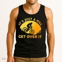 Funny Mountain Biking Trail Mountain Bike Tank Top thumb 3
