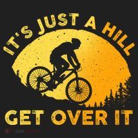 Funny Mountain Biking Trail Mountain Bike Golf Towel thumb 3