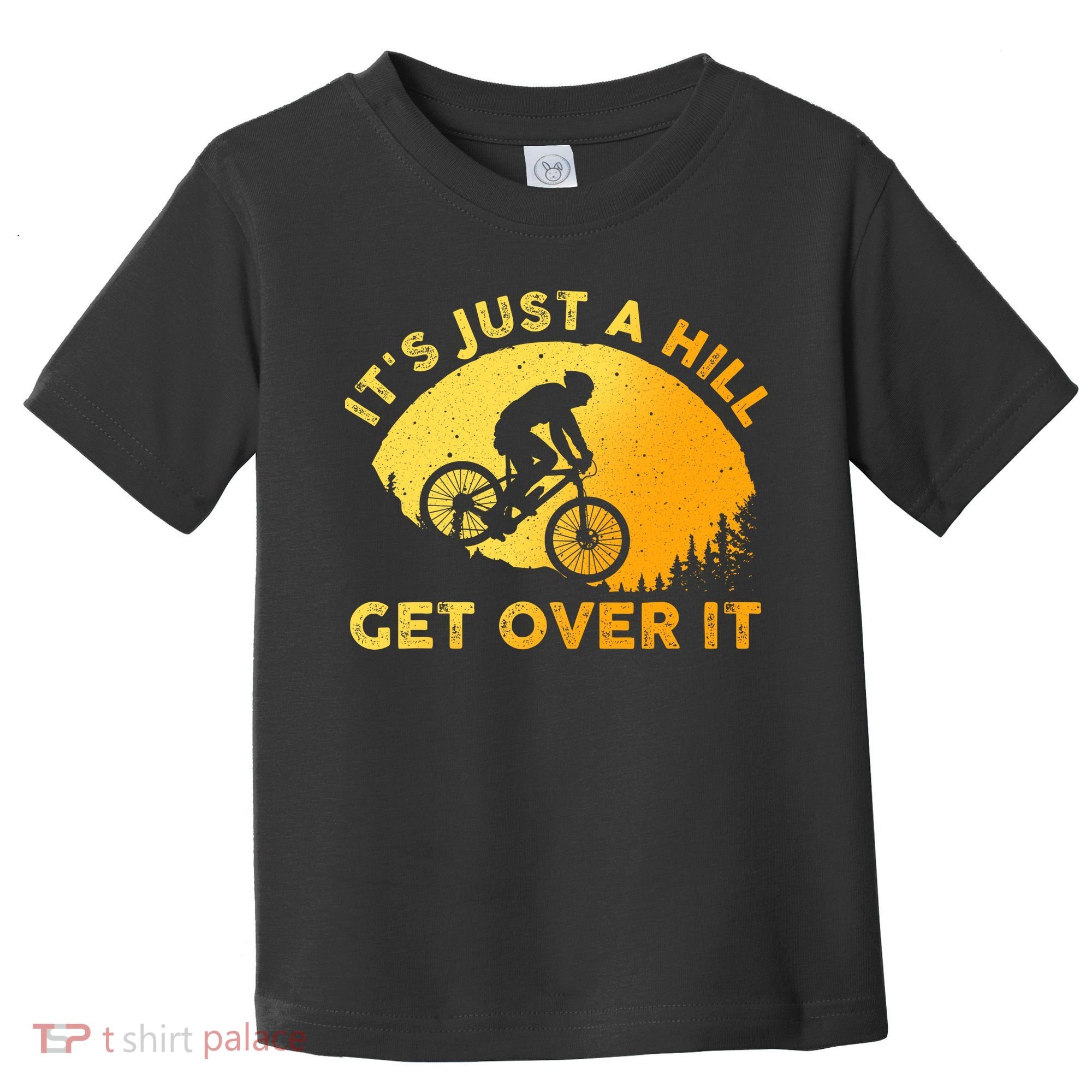 Funny Mountain Biking Trail Mountain Bike Toddler T-Shirt