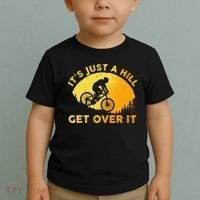 Funny Mountain Biking Trail Mountain Bike Toddler T-Shirt thumb 2