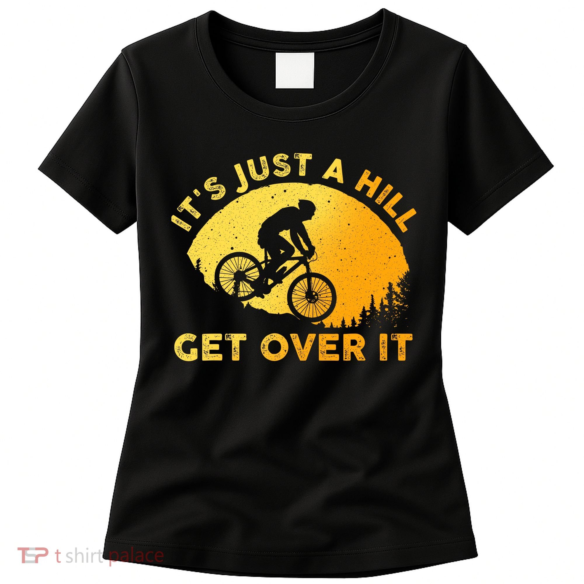 Funny Mountain Biking Trail Mountain Bike Women's T-Shirt