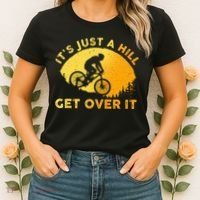 Funny Mountain Biking Trail Mountain Bike Women's T-Shirt thumb 2