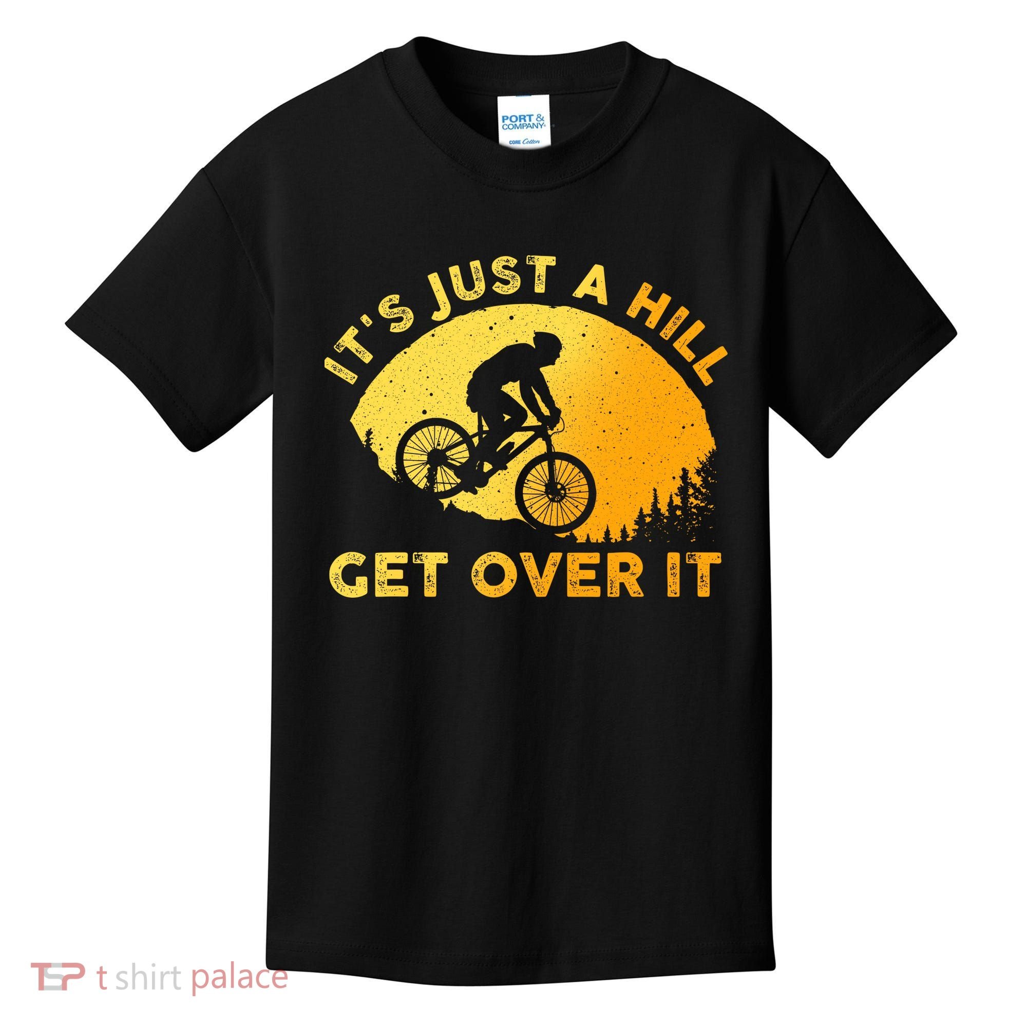 Funny Mountain Biking Trail Mountain Bike Kids T-Shirt