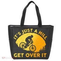 Funny Mountain Biking Trail Mountain Bike Tote Bag thumb 0