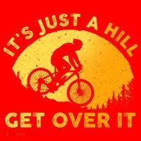 Funny Mountain Biking Trail Mountain Bike Santa Hat thumb 1