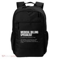 Funny Medical Billing Specialist Definition Backpack thumb 0