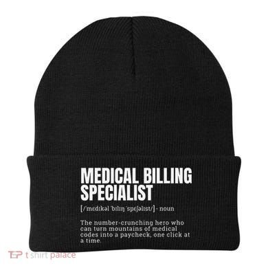 Funny Medical Billing Specialist Definition Beanie
